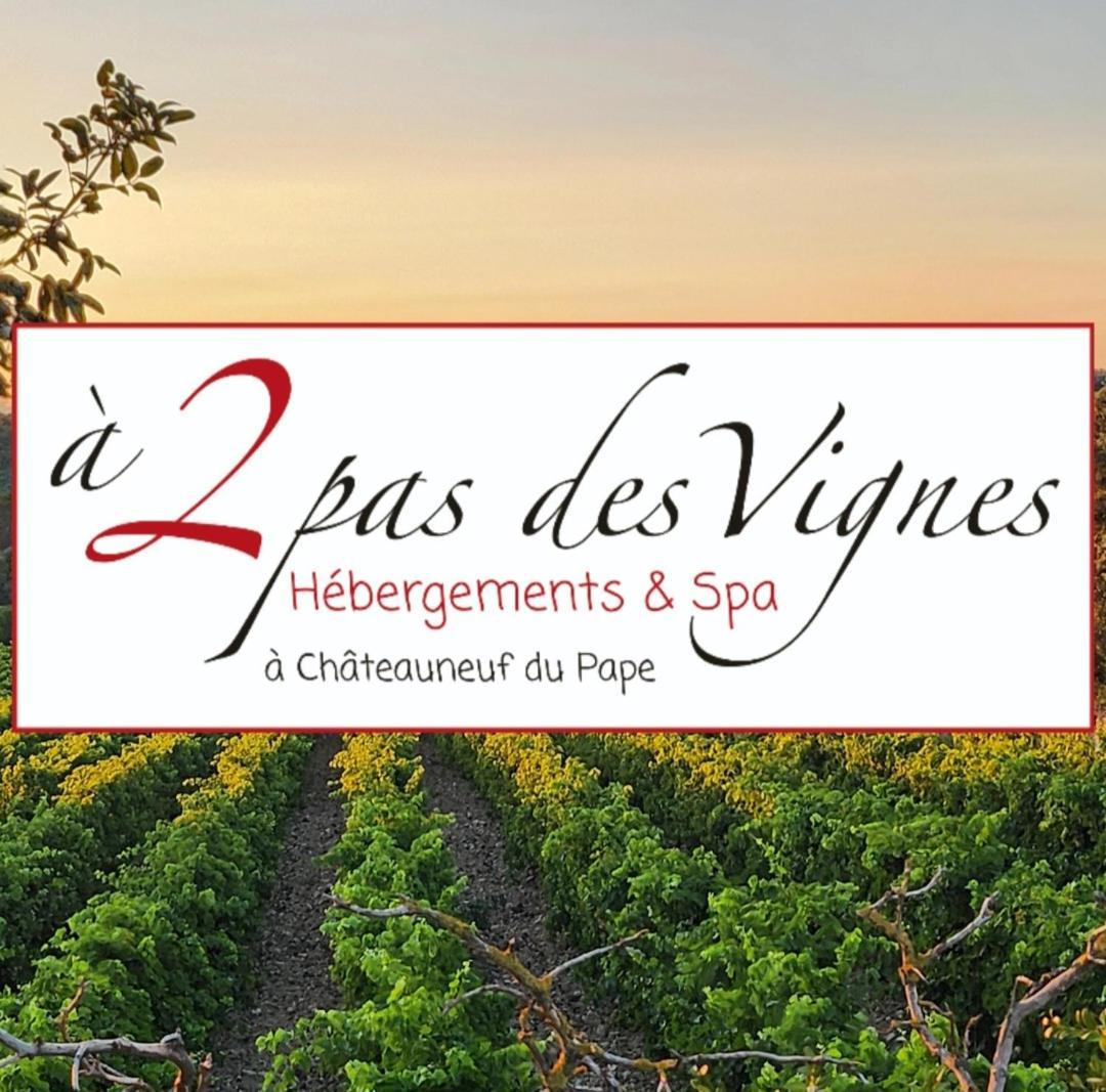 A 2 Pas Des Vignes, Hebergements Et Spa, Maison Numero 6, A Chateauneuf Du Pape Bagian luar foto